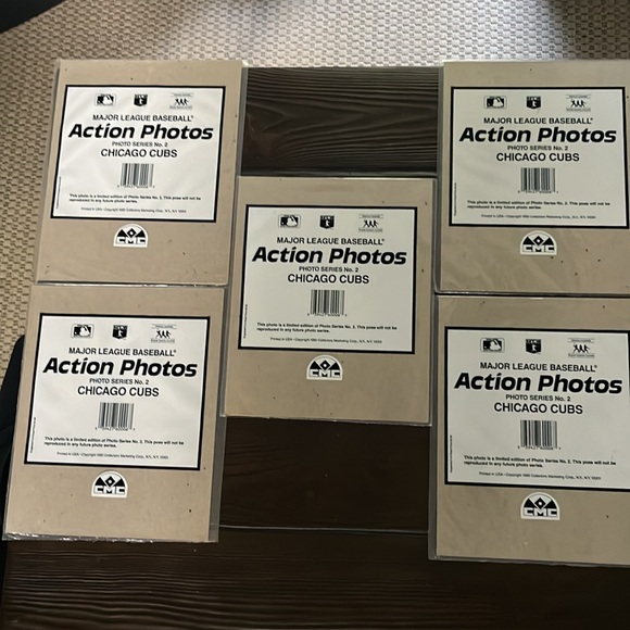 CMC Major League Baseball Action Photos Series No 2 Chicago Cubs 5 photos - Picture 9 of 9